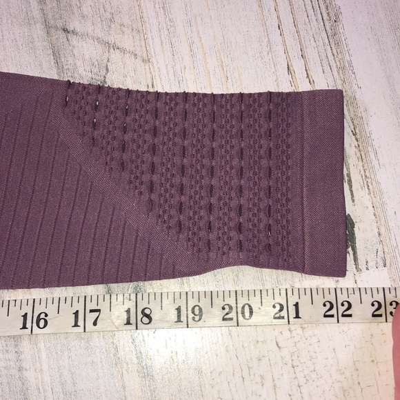 Women High Waisted Yoga Pants Workout Seamless Hollow Out Leggings laven… - Picture 16 of 16